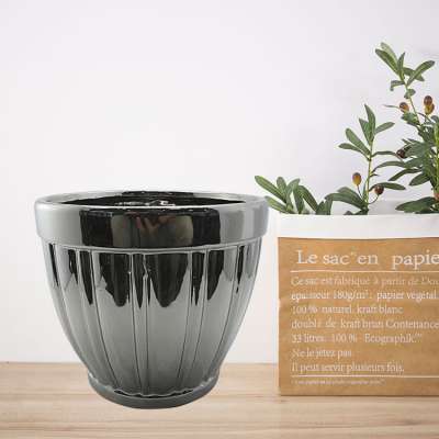 New Various Sizes ceramic round flower pot Indoor&outdoor decoration